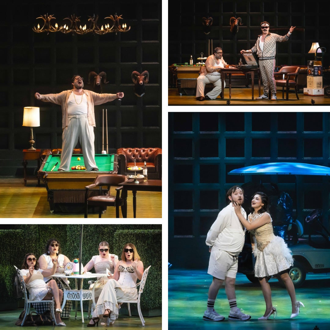 Cast of Shepherd School of Music's spring 2006 production of Falstaff