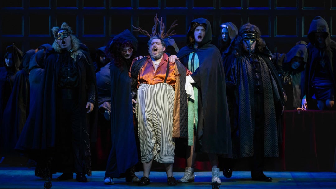 Cast of Shepherd School of Music's spring 2006 production of Falstaff