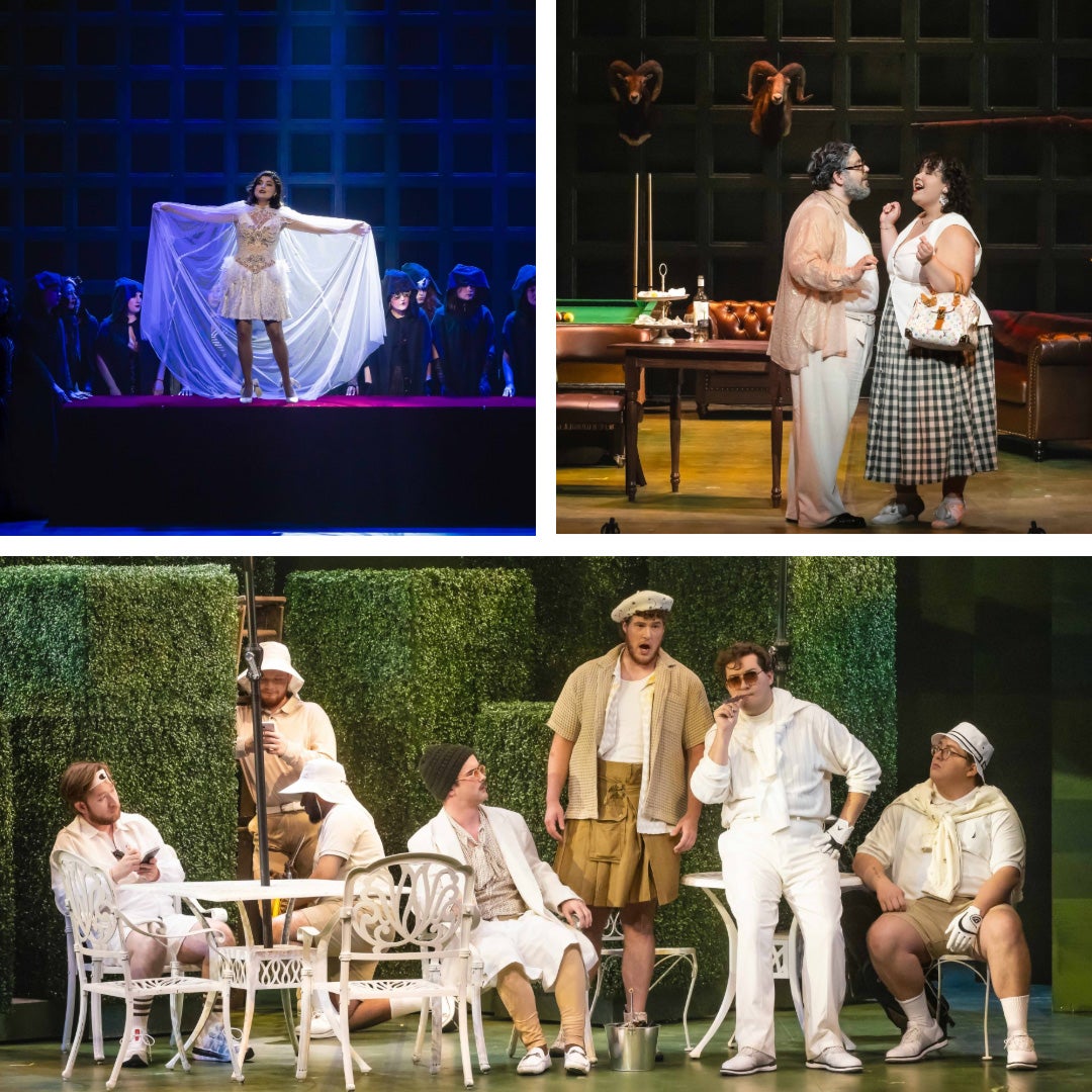 Cast of Shepherd School of Music's spring 2006 production of Falstaff