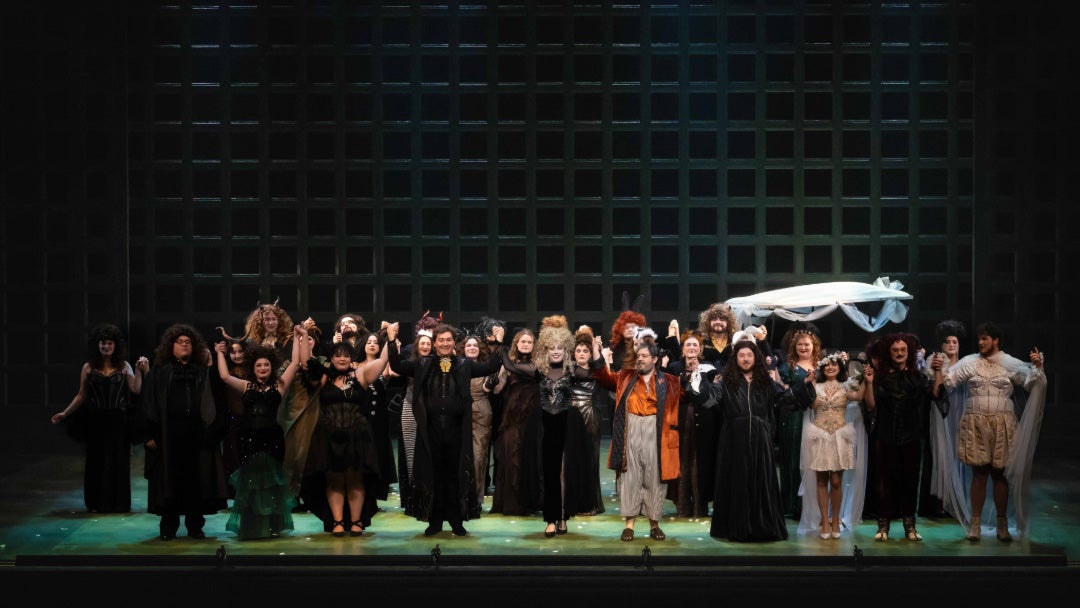 Cast of Shepherd School of Music's spring 2006 production of Falstaff