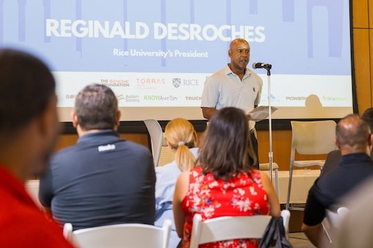 Rice President Reginald DesRoches