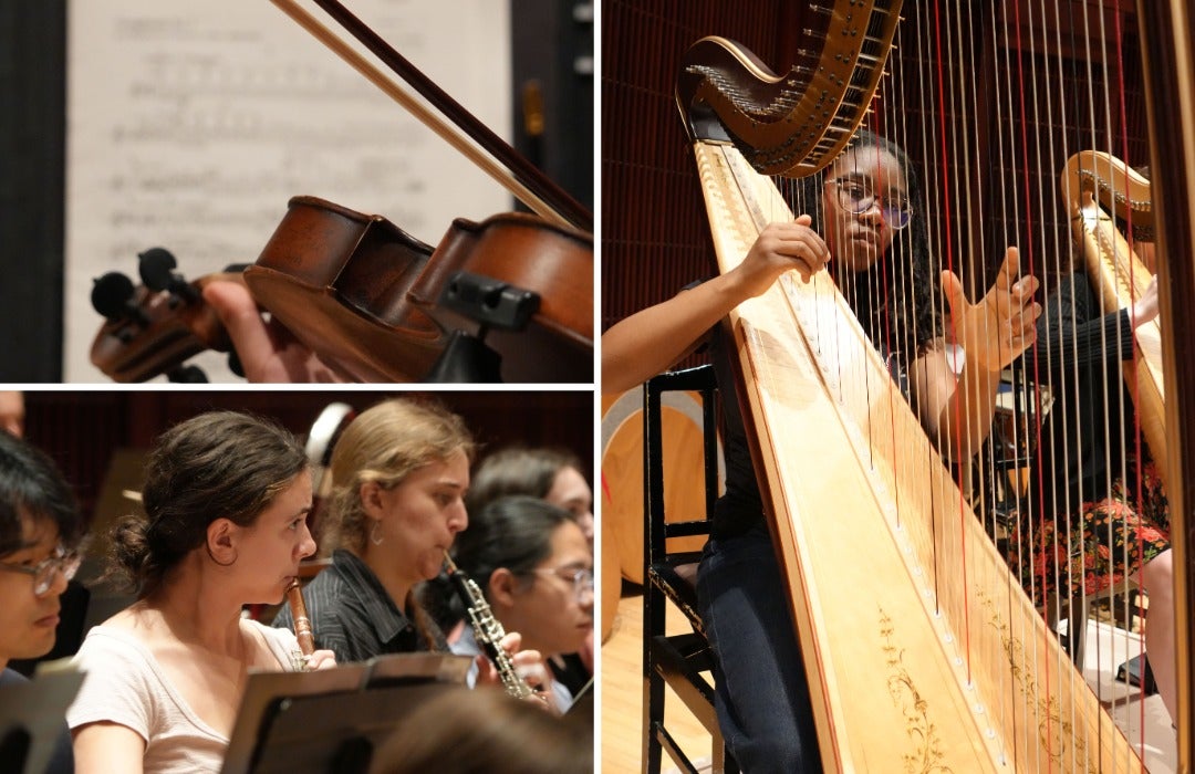 James Gaffigan coaches Shepherd School Symphony Orchestra