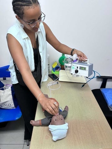 Gastric suction prototype demonstration