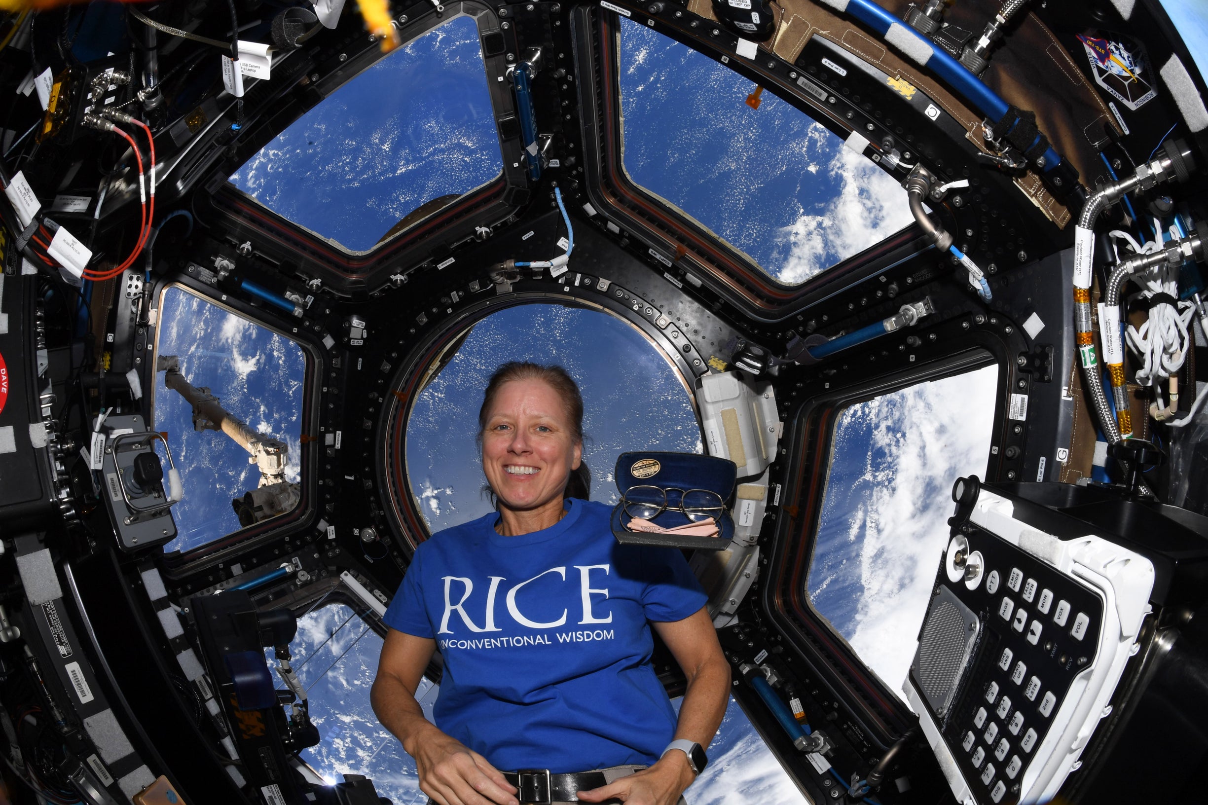 Shannon Walker in space