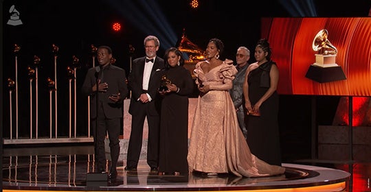 HGO Intelligence Grammys win