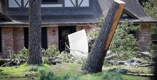 Houston hurricane damage.