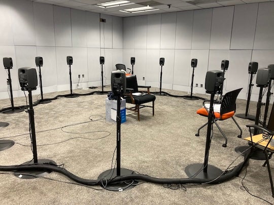 Researchers used virtual-reality simulations to study how people with vision loss interpret approaching vehicles