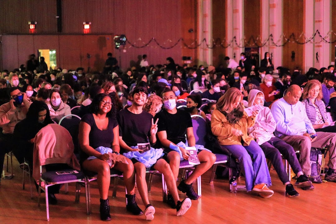 A crowd shot from the BSA's annual Soul Night Feb. 25 in the Rice Memorial Center