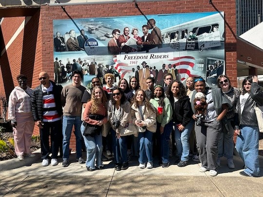 Rice students in Alabama. 