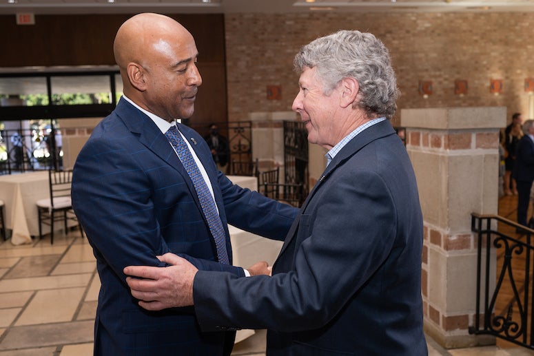 Reginald DesRoches was introduced as Rice's next president Nov. 11.