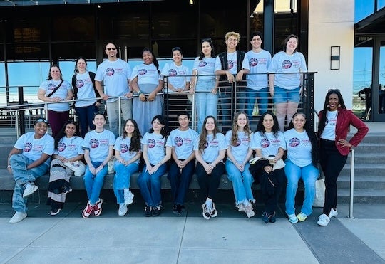 Students from the 2025 Journey Toward Justice cohort during the spring break trip to Alabama.