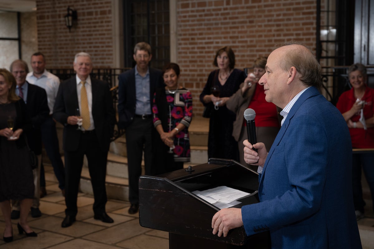 David Leebron addresses United Way donors