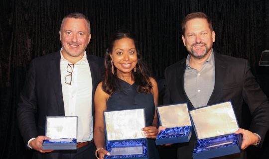 Jeff Falk, Melinda Spaulding Chevalier and Chris Stipes
