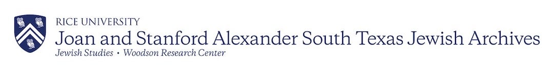 New logo for Joan and Stanford Alexander South Texas Jewish Archives