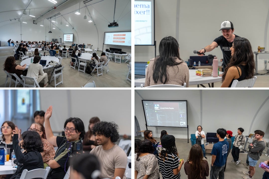 Students convened at Rice University Feb. 20 for what organizers called a rare chance to hear and learn directly from one of the most influential music video directors of the last quarter century.