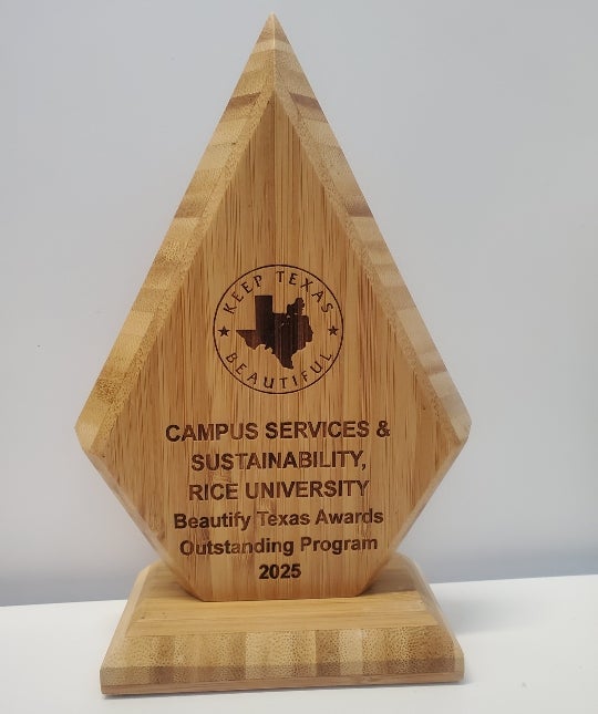 Keep Texas Beautiful award