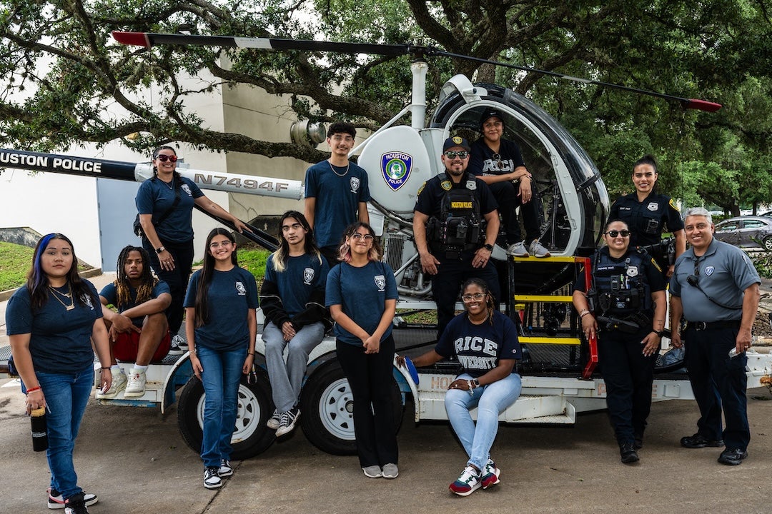The Rice University Police Department welcomed local high school students to campus this month to experience what it’s like to work in law enforcement during the third annual Law Enforcement Youth Academy (LEYA) program June 10-14.