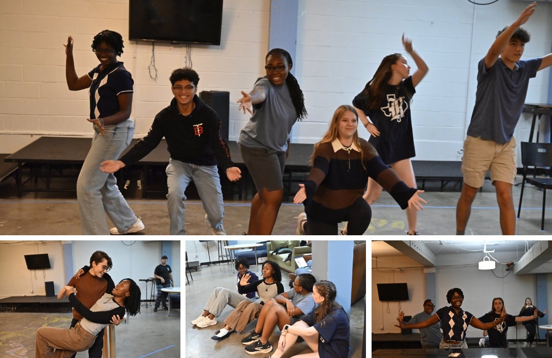 Little Shop of Horrors rehearsals