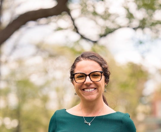 Gina Pizzo, lecturer in Rice’s Department of Statistics.