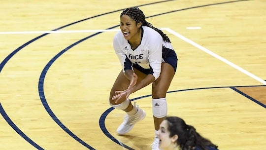Senior Rice volleyball player Nia McCardell has become a staple on the court and an overall  leader for the Owls in her four years on campus.