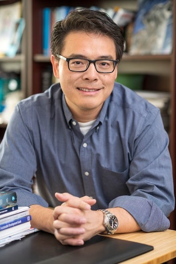 Nick Fang, director of the Water Engineering Research Center at UT Arlington. 