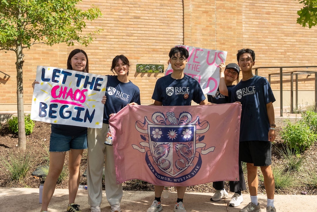 Chao students prepare to welcome their new students on move-in day, 2026