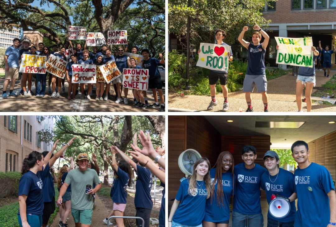 Rice 2026 O-Week move-in day