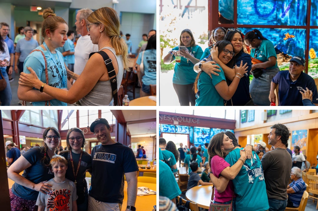 2026 move-in day: parents saying goodbye collage