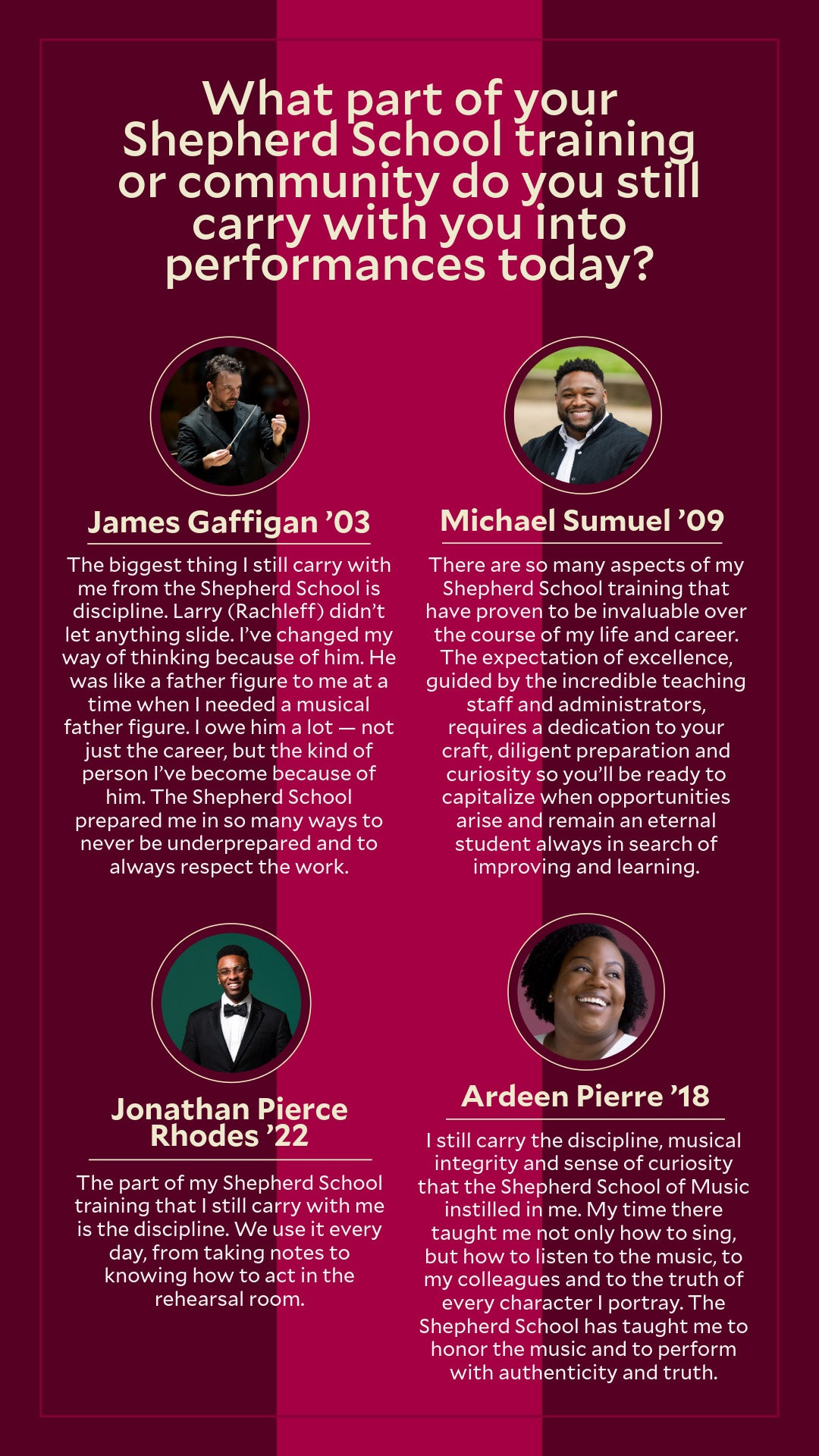 Shepher School alumni