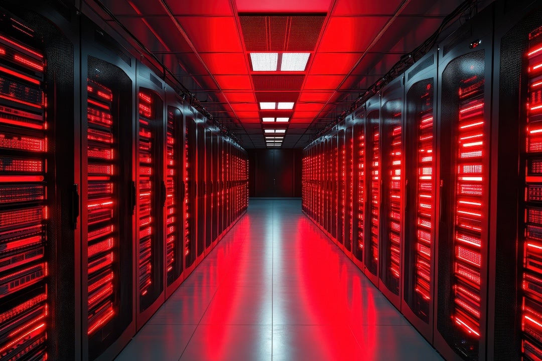 stock photo of data center