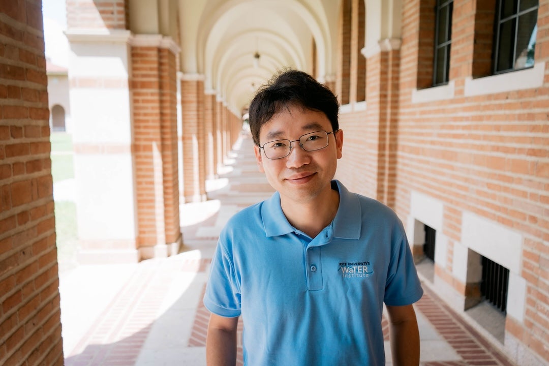 Shihong Lin, associate professor of civil and environmental engineering at Rice.