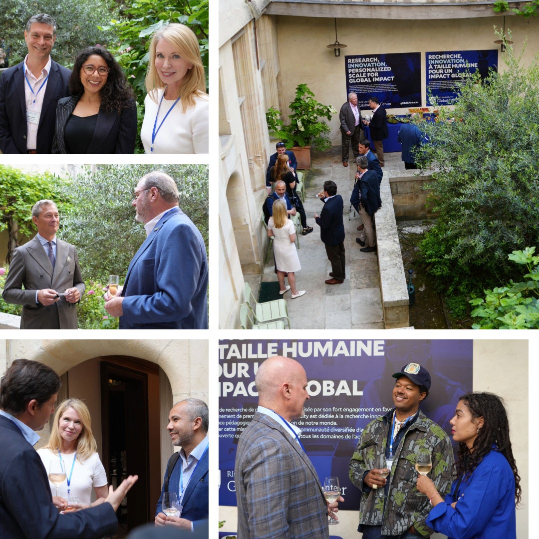 VivaTech Rice Global Paris Center reception