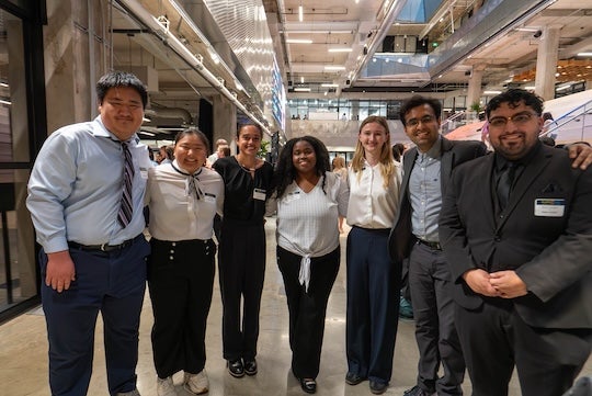 Team UroVac poses for a photo