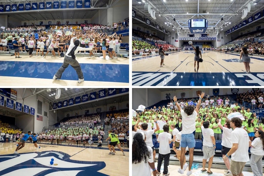 Rice Rally during O-Week at Rice University