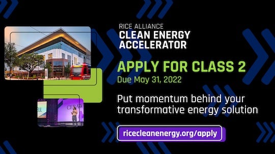 Rice Alliance Clean Energy Accelerator