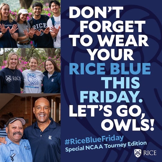 The Rice women’s basketball team was sent off in style March 20 as the Owls flock to Baton Rouge, Louisiana, for the team’s first round matchup in the NCAA Tournament with Louisiana State University.