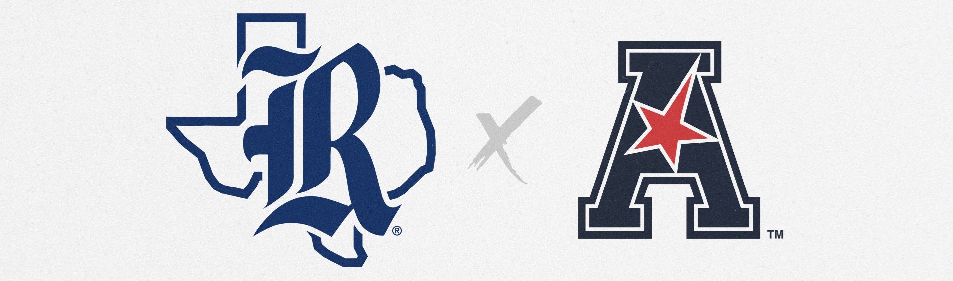 Rice and American Athletic Conference logos