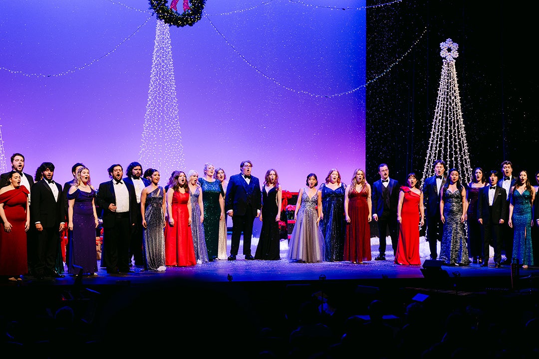 The full cast of the 2025 Sound of the Season performance