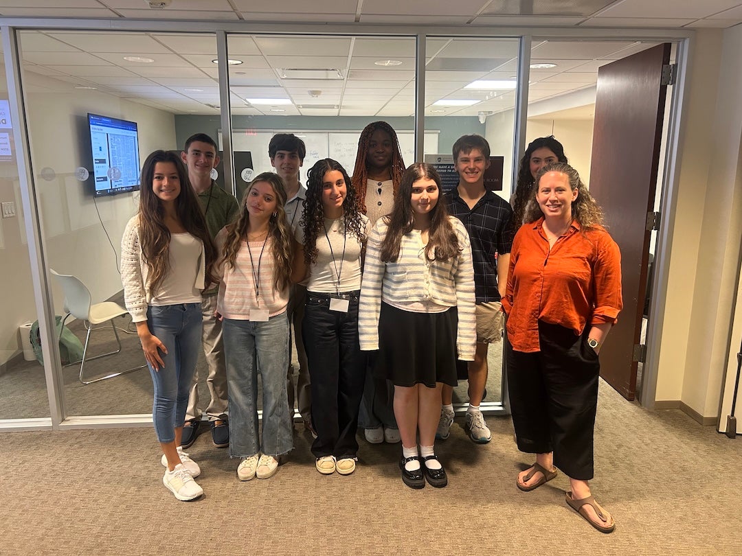 Students research the South Texas Jewish Archives at Fondren Library through the STJA fellowship program.