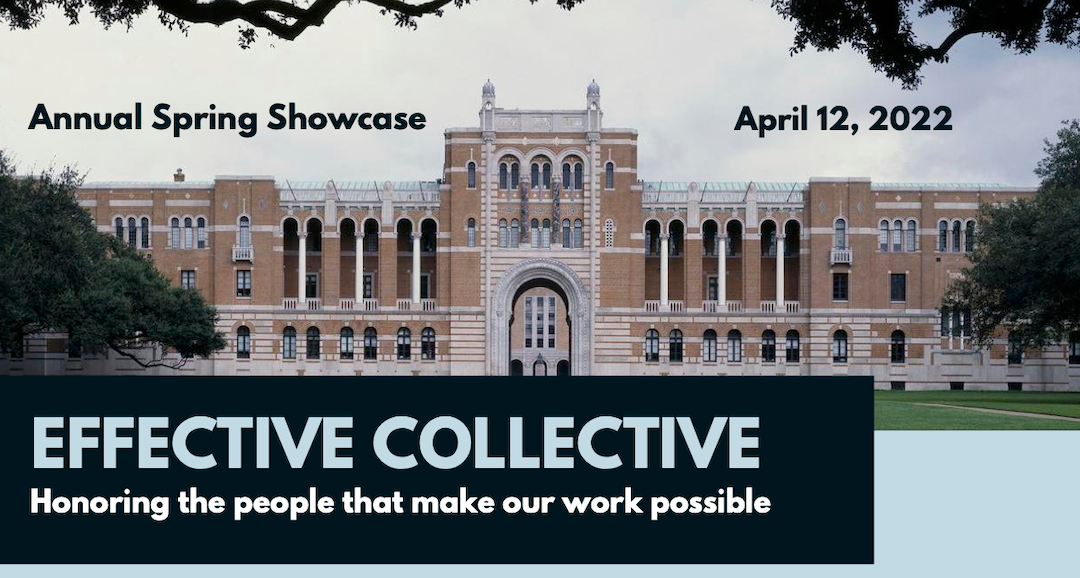 Center for Civic Leadership spring showcase flyer graphic
