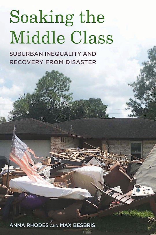 Photo of destroyed house following Hurricane Harvey