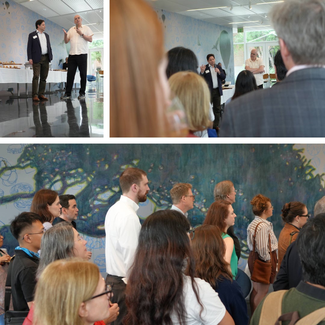 Alexander Regier, David Alexander at launch of Space Humanities initiative