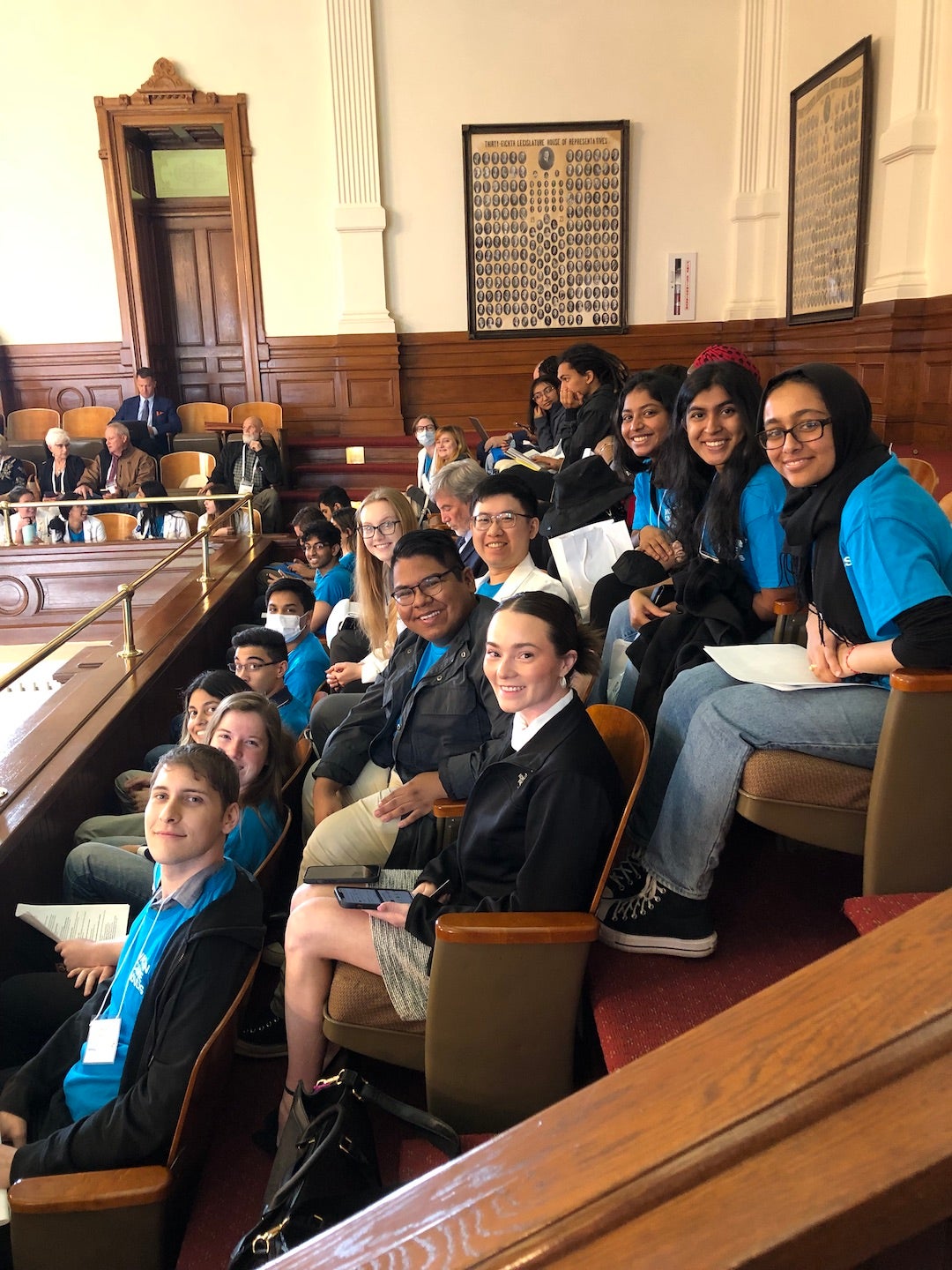 Students at the Texas Capitol