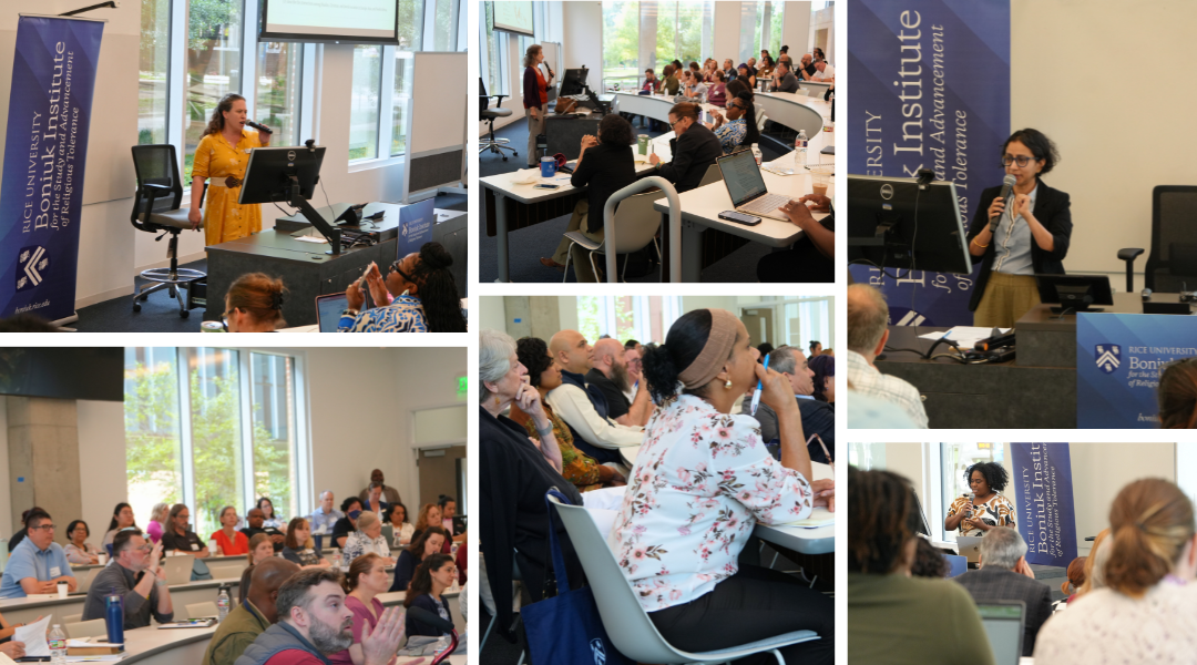 Speakers lead discussions and participants engage throughout the Boniuk Institute's 2026 Religious Literacy Series, which explored world religions, symbolism and religious diversity in public life.