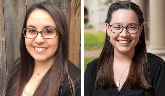 Rice adjunct professor Stephanie Leal and graduate student Kayla Clark.