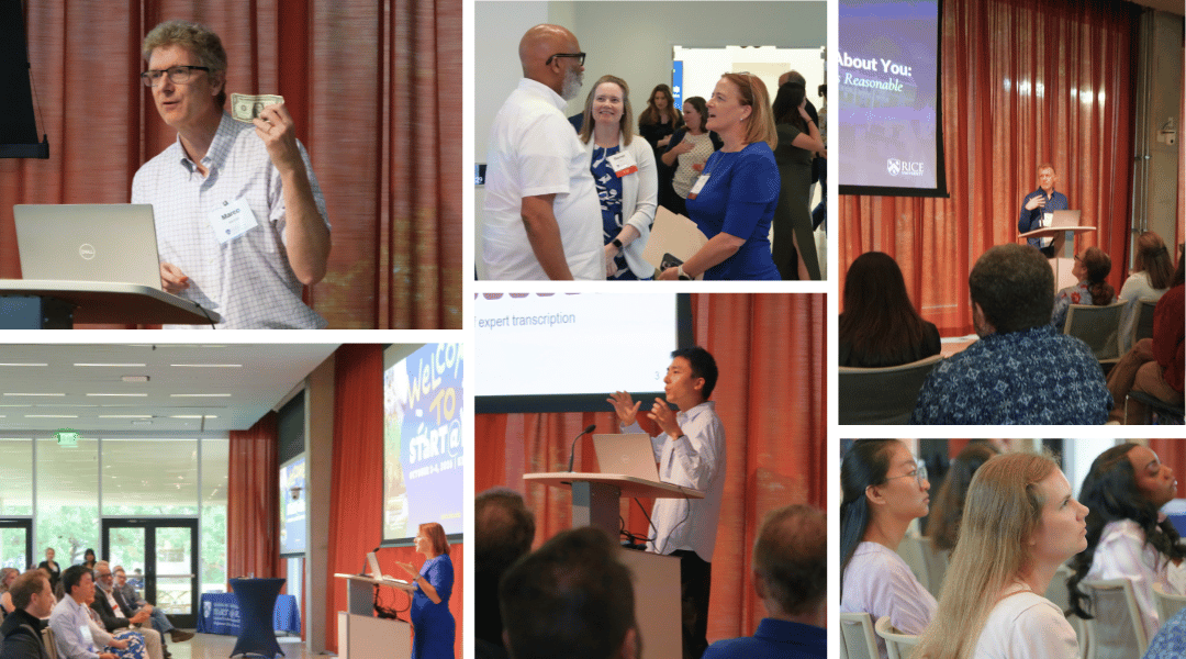 Faculty, university leaders and graduate students come together for the sixth annual STaRT@Rice program, featuring research presentations, hands-on training and opportunities to connect across disciplines.