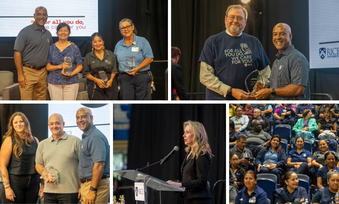 For all you do, we care for you: Rice salutes staff members at annual ...