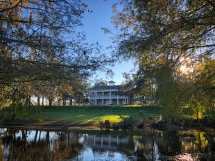 Plantation House at Varner-Hogg Plantation. Photo courtesy of Texas Historical Commission.