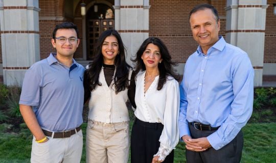 Faraz, Zoya, Asha and Farid Virani