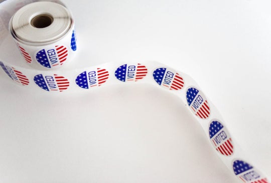 Voting stickers